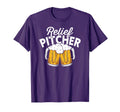 Relief Pitcher Baseball And Beer T-Shirt - Graphic Print Unisex - T-Shirt, Sweatshirt, Hoodie