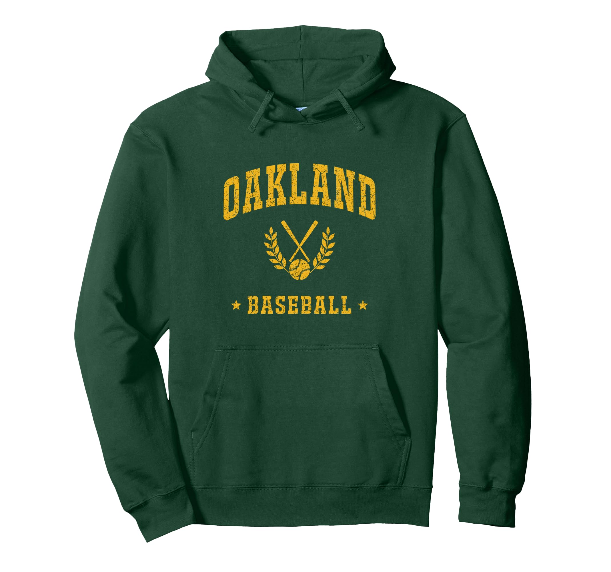 Oakland Baseball Gameday Varsity Hoodie - Fun Novelty Design for Adults - T-Shirt, Sweatshirt, Hoodie