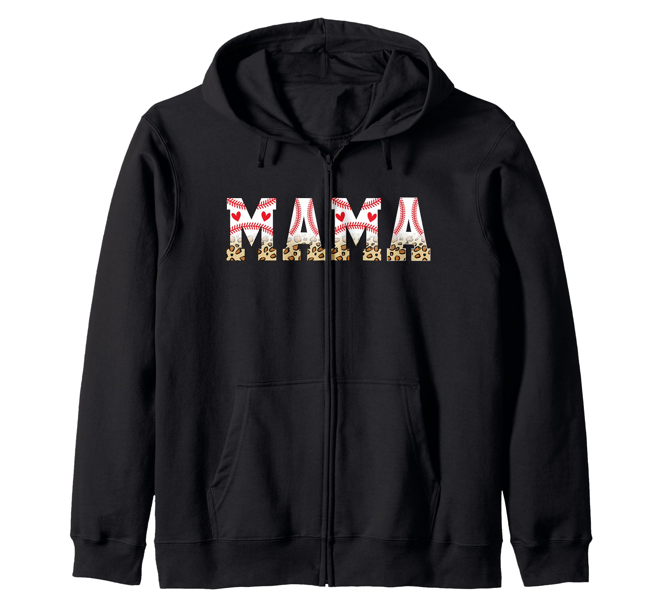 Baseball Mama Softball Mom Mother Mommy Gift Hoodie - Trendy Graphic Unisex - T-Shirt, Sweatshirt, Hoodie