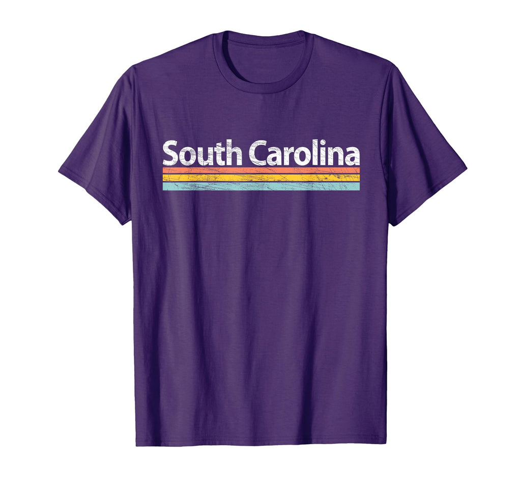 South Carolina Worn Stripes T-Shirt - Casual Everyday Wear Men Women - T-Shirt, Sweatshirt, Hoodie