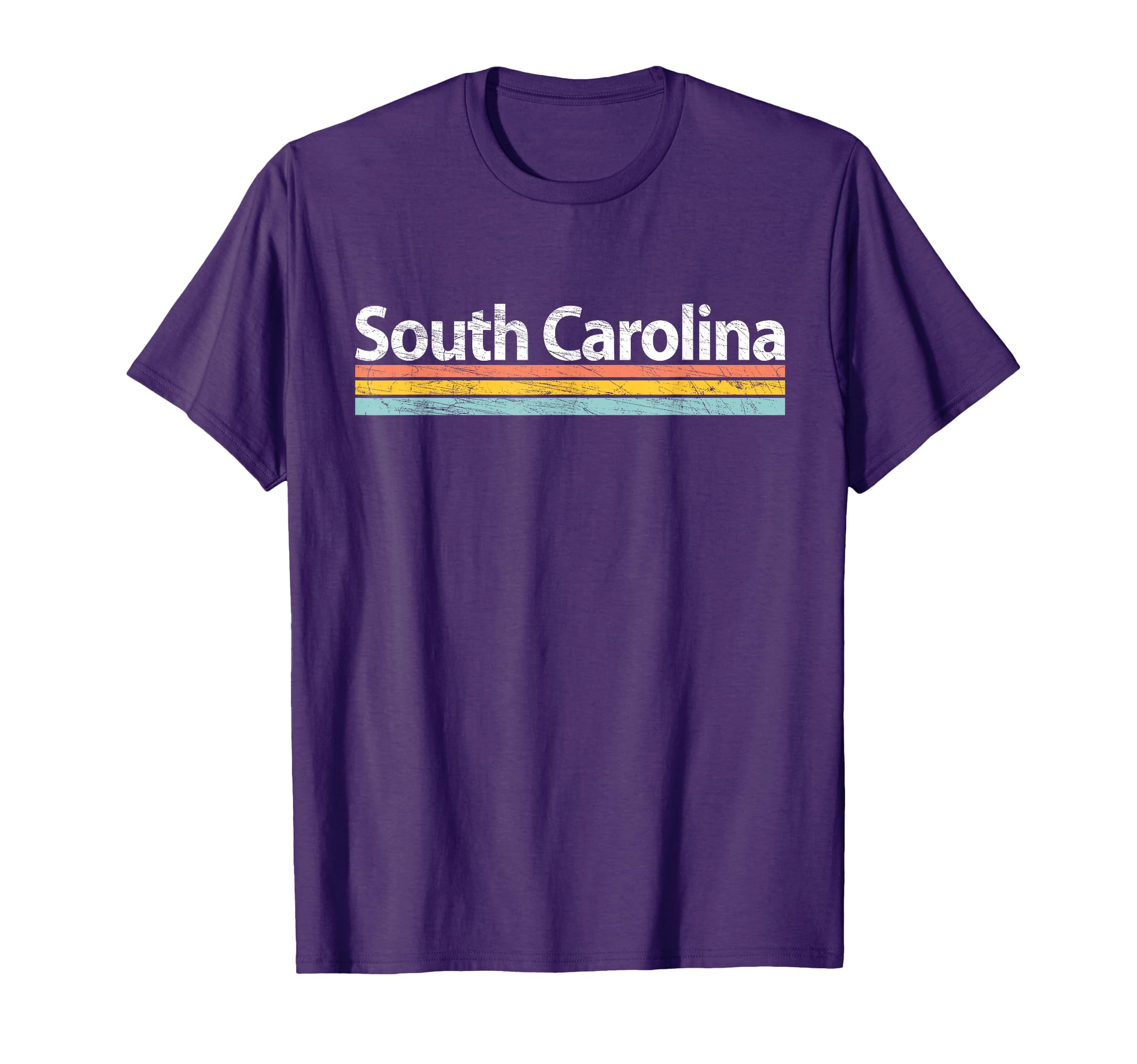 South Carolina Worn Stripes T-Shirt - Casual Everyday Wear Men Women - T-Shirt, Sweatshirt, Hoodie