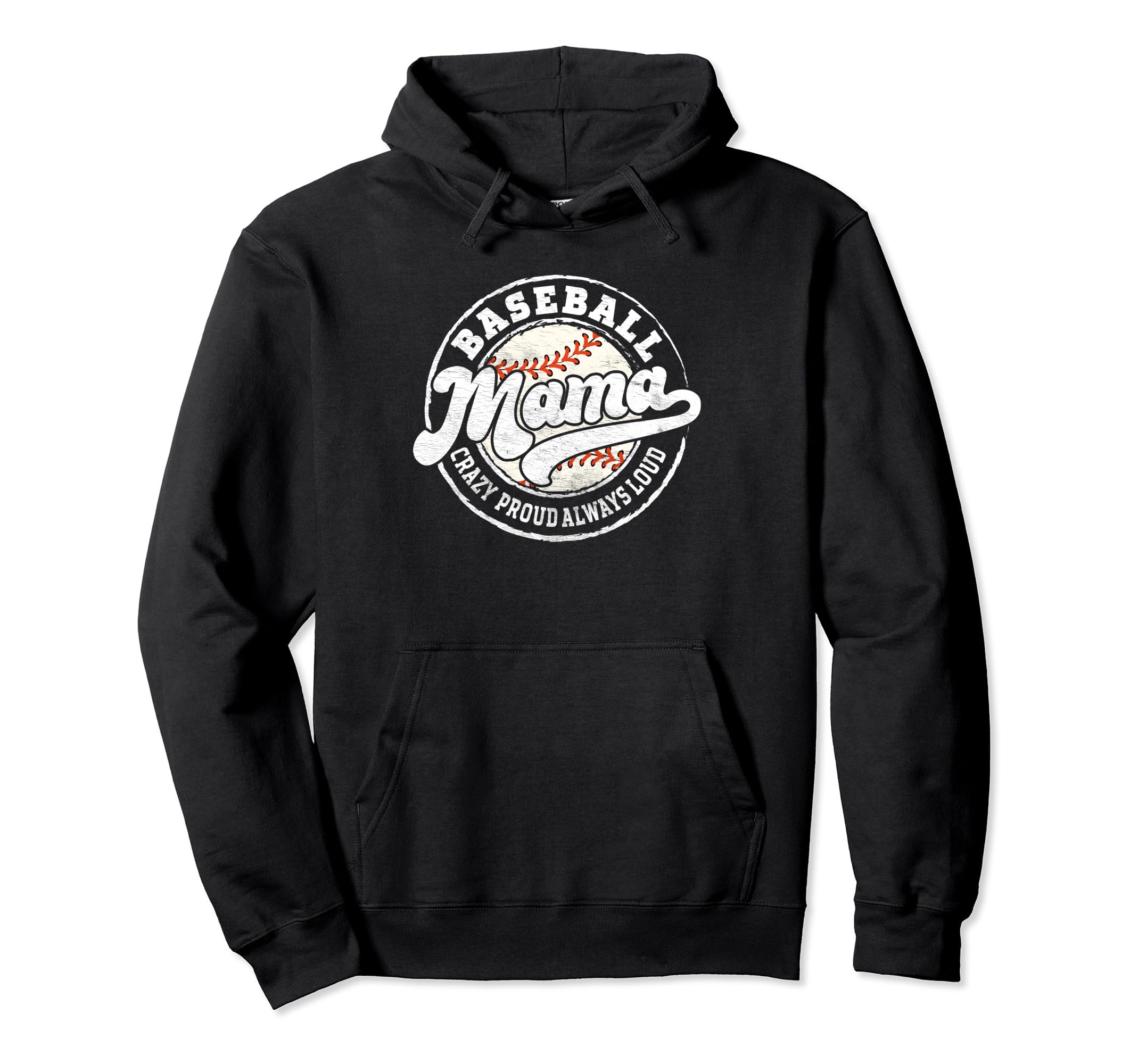 Baseball Mama Baseball Mom Matching Hoodie - Graphic Print Men Women - T-Shirt, Sweatshirt, Hoodie