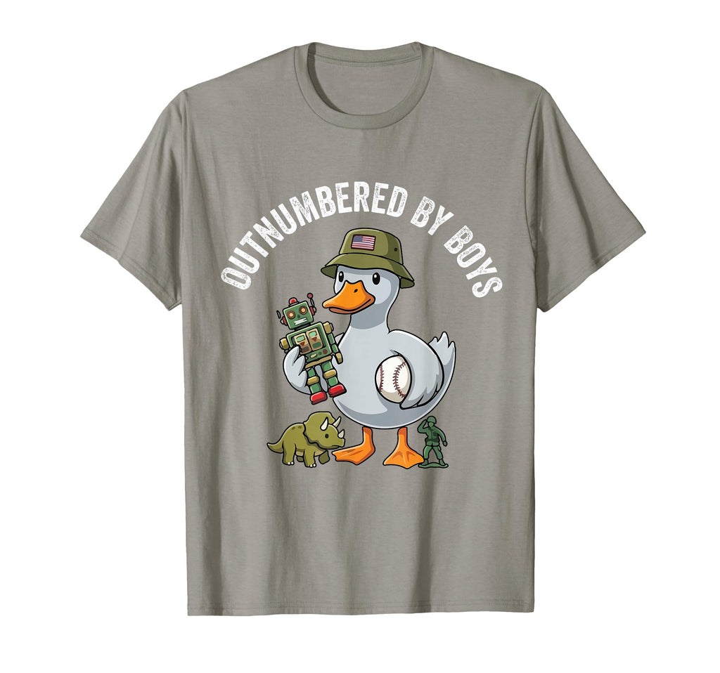 Funny Mom Goose Mothers Day Outnumbered T-Shirt - Graphic Print for Adults - T-Shirt, Sweatshirt, Hoodie