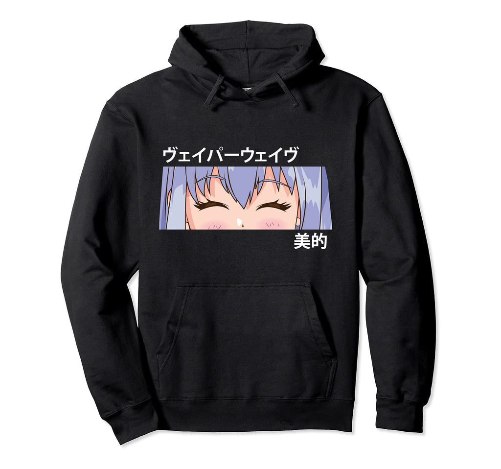 Anime Vaporwave Aesthetic Japanese Hoodie - Unique Graphic Men Women - T-Shirt, Sweatshirt, Hoodie