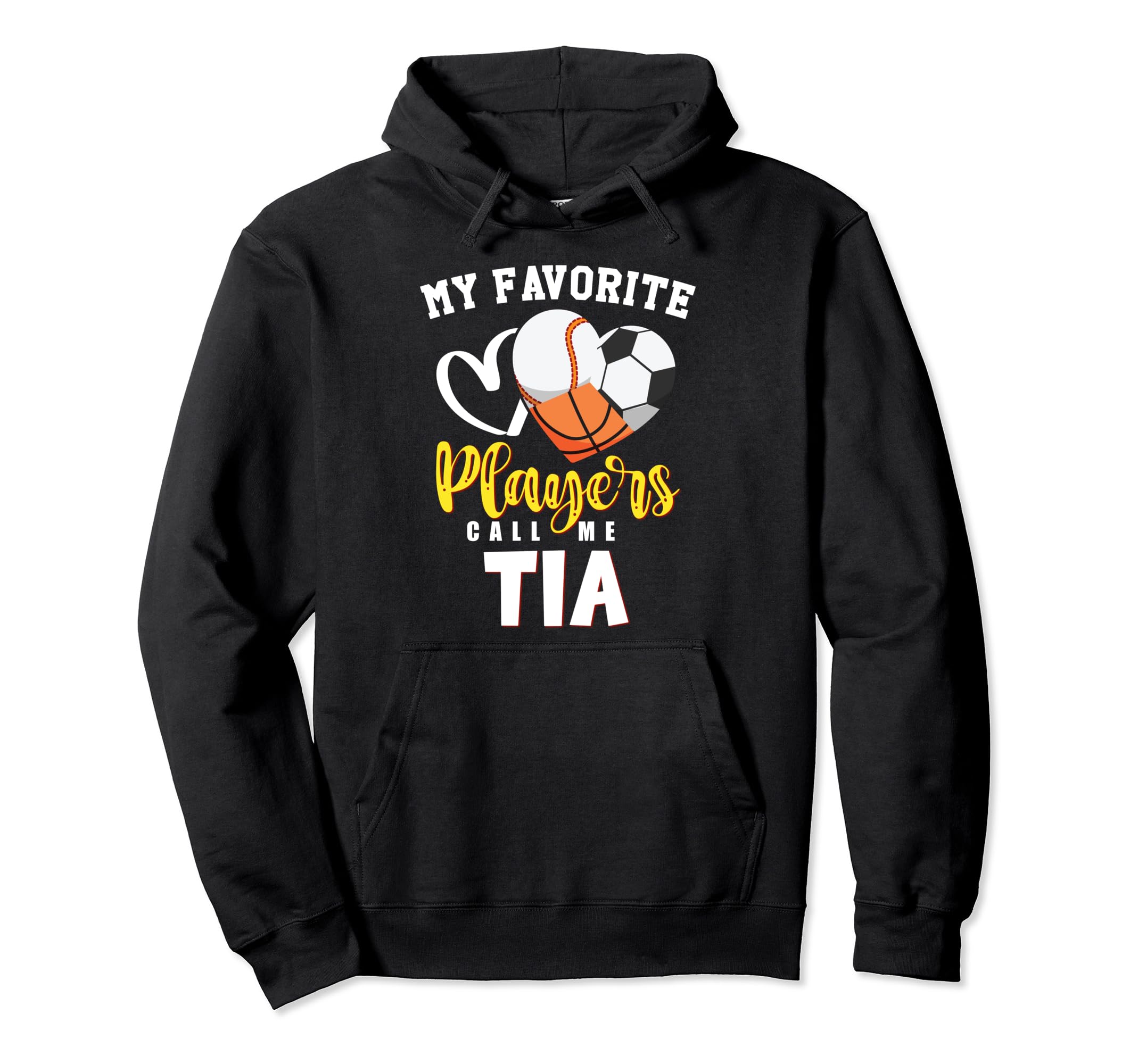 Tia My Favorite Baseball Soccer Hoodie - Trendy Graphic for Adults - T-Shirt, Sweatshirt, Hoodie
