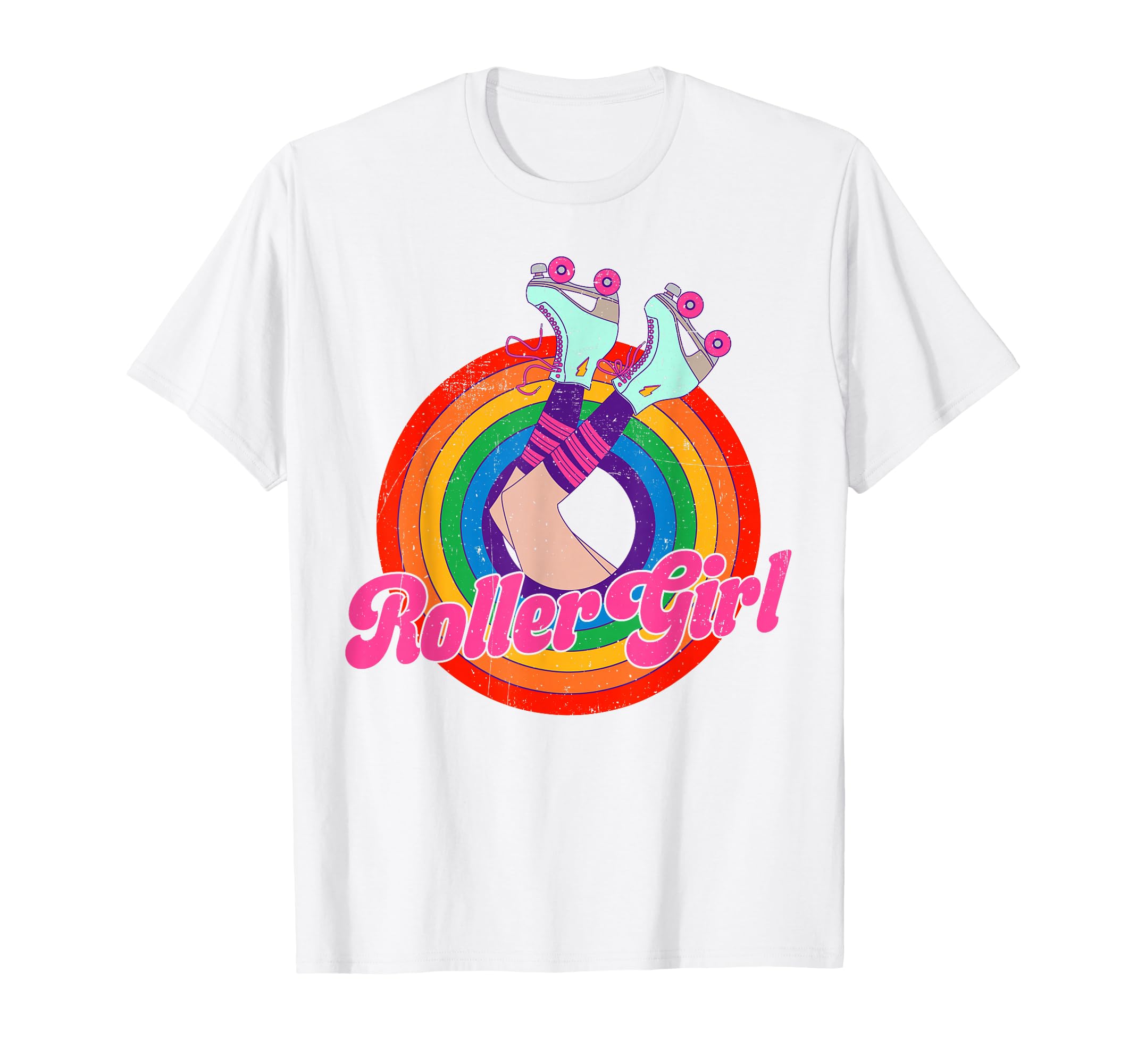 Roller Skating 70S 80S Skates T-Shirt - Minimalist Print Men Women - T-Shirt, Sweatshirt, Hoodie