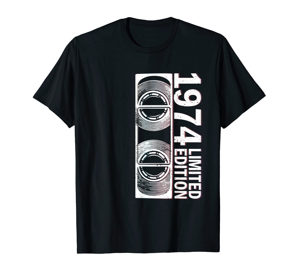 1974 Mens Womens Birthday Cassette T-Shirt - Streetwear Style for Adults - T-Shirt, Sweatshirt, Hoodie