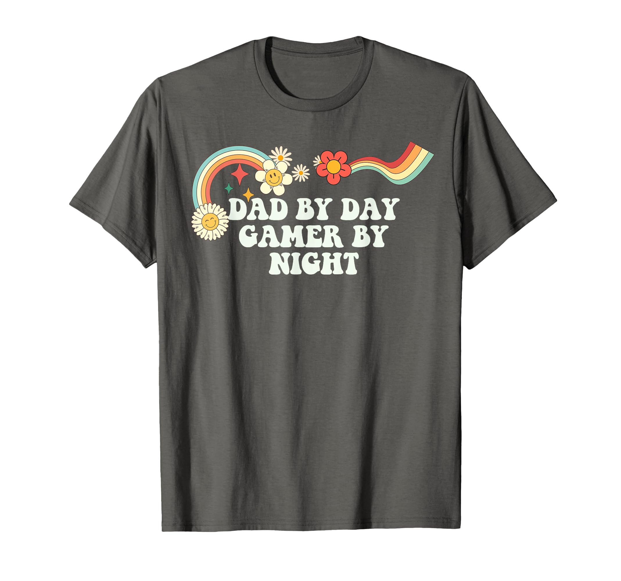 Groovy Funny Dad Day Gamer Night T-Shirt - Casual Everyday Wear Unisex - T-Shirt, Sweatshirt, Hoodie