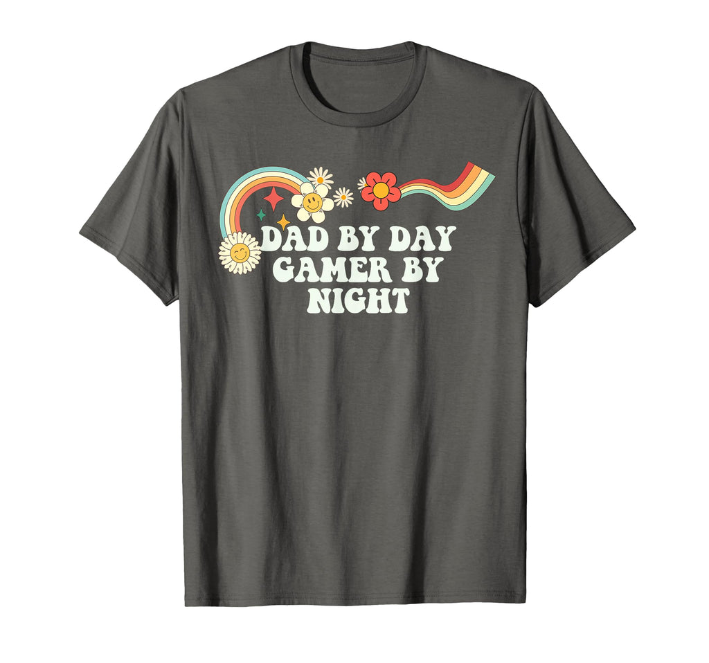 Groovy Script Funny Dad Day Gamer T-Shirt - Casual Everyday Wear Unisex - T-Shirt, Sweatshirt, Hoodie