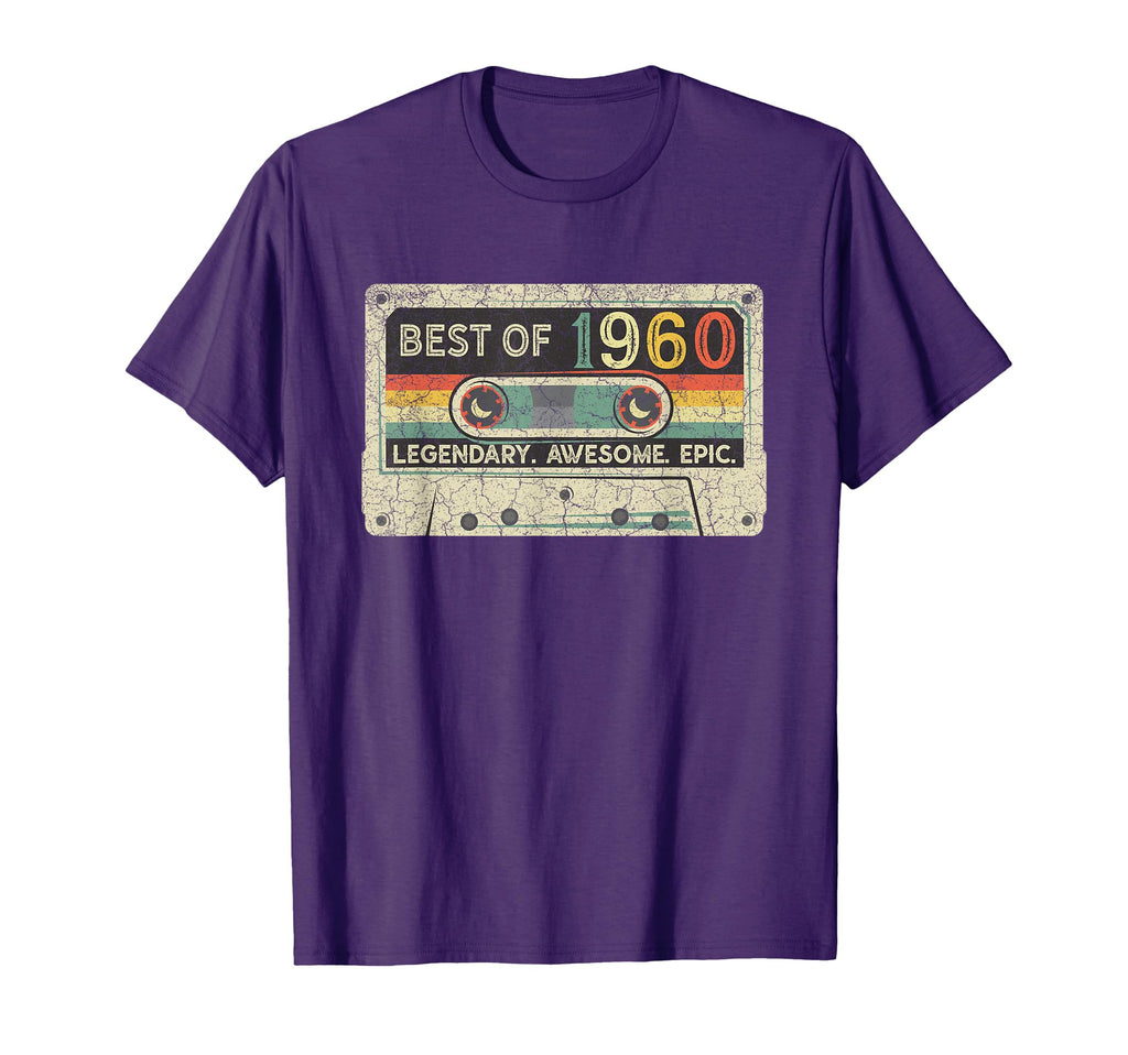 1960 Cassette Tape 62Th Birthday T-Shirt - Aesthetic Graphic for Adults - T-Shirt, Sweatshirt, Hoodie
