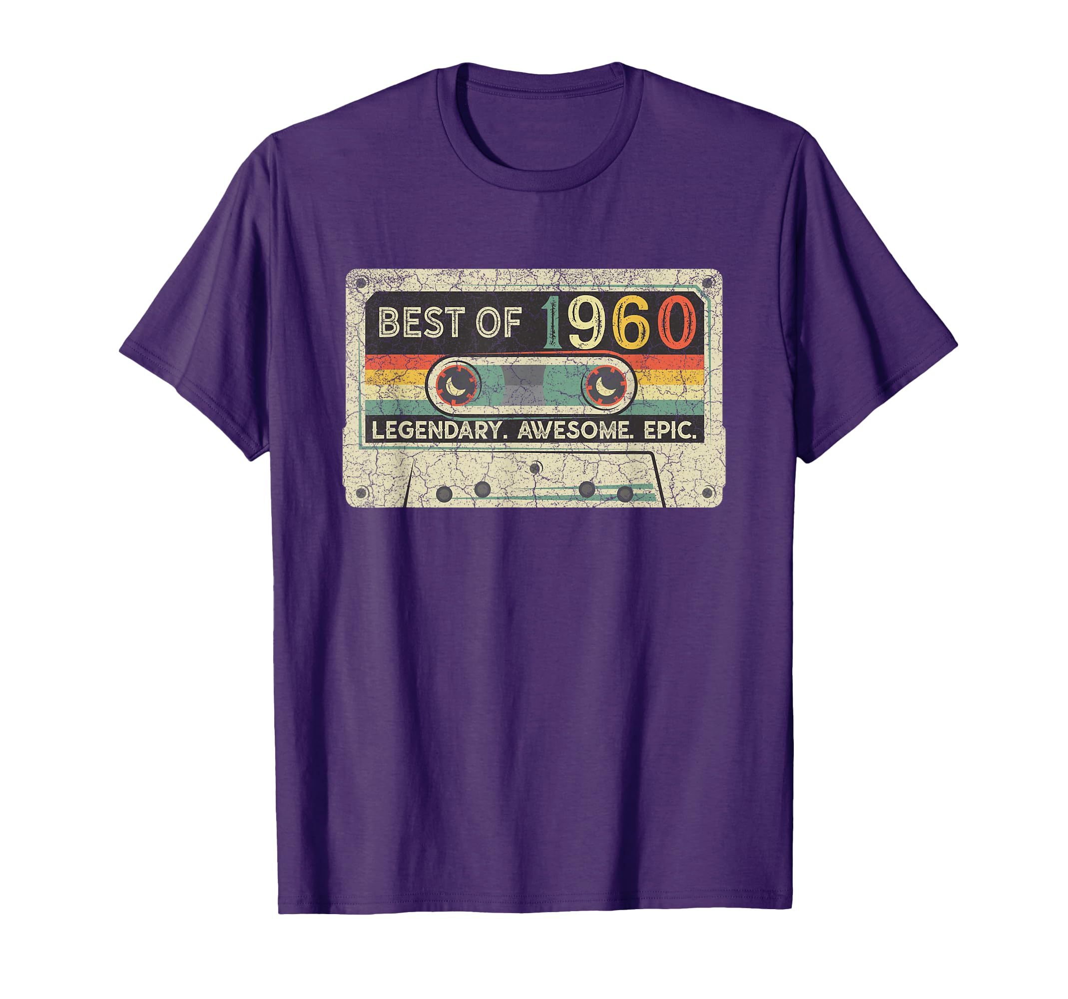 1960 Cassette Tape 62Th Birthday T-Shirt - Aesthetic Graphic for Adults - T-Shirt, Sweatshirt, Hoodie