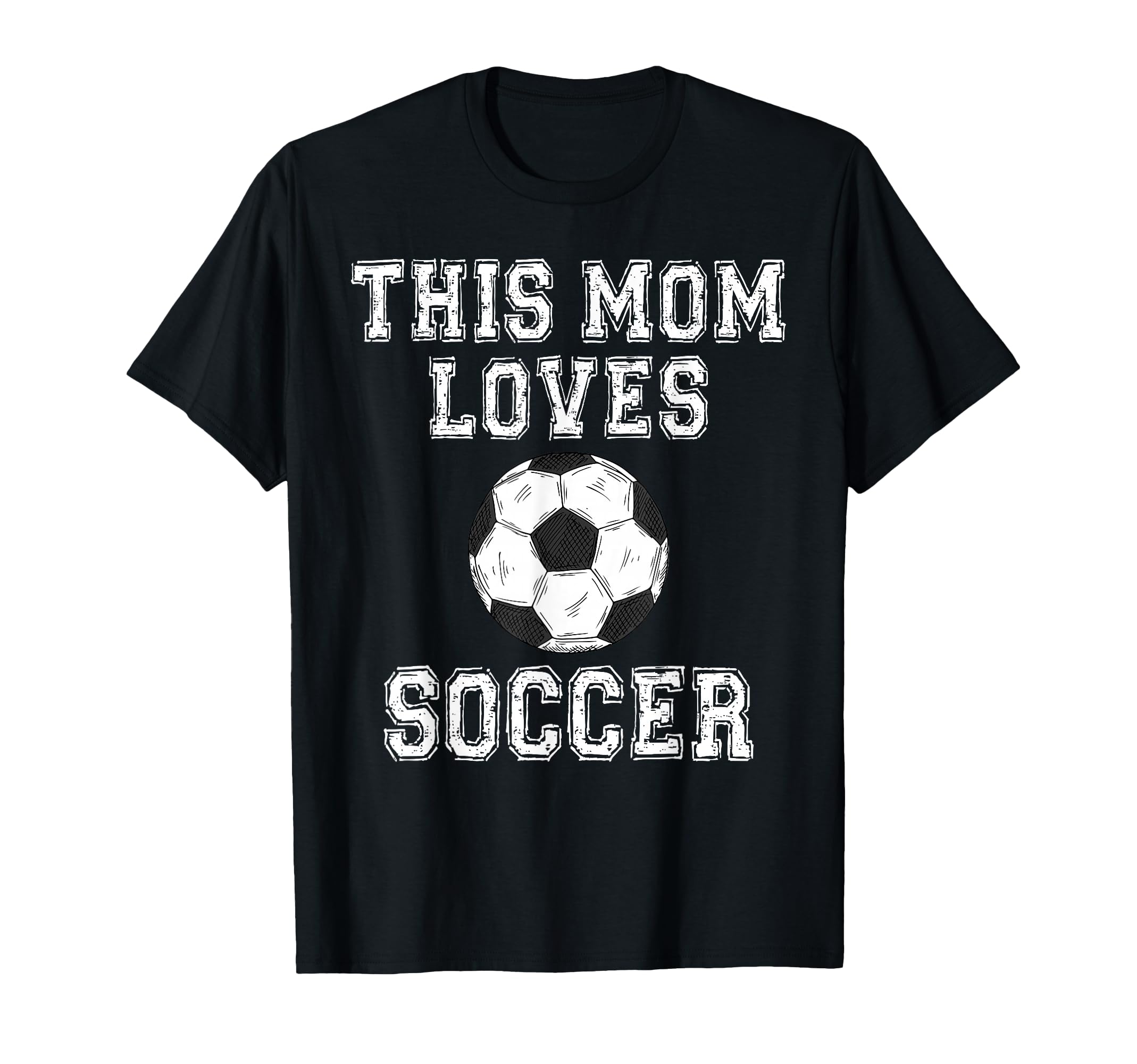 This Mom Loves Soccer Game Day T-Shirt - Casual Everyday Wear for Adults - T-Shirt, Sweatshirt, Hoodie