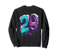 Baseball 29 Number Sweatshirt - Fun Novelty Design for Adults - T-Shirt, Sweatshirt, Hoodie