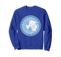 Antarctica Map Minimalist Distressed Sweatshirt - Trendy Graphic Men Women - T-Shirt, Sweatshirt, Hoodie