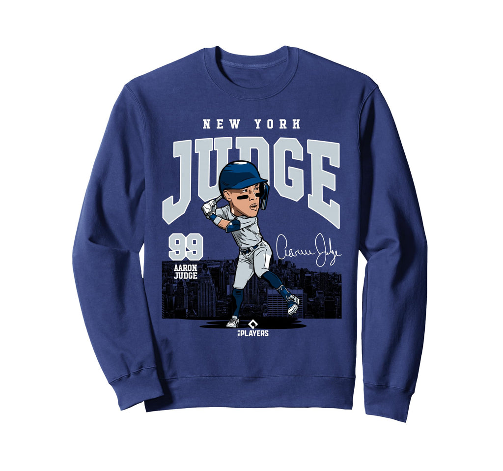 Aaron Judge New York Baseball Mlb Sweatshirt - Novelty Apparel for Adults - T-Shirt, Sweatshirt, Hoodie
