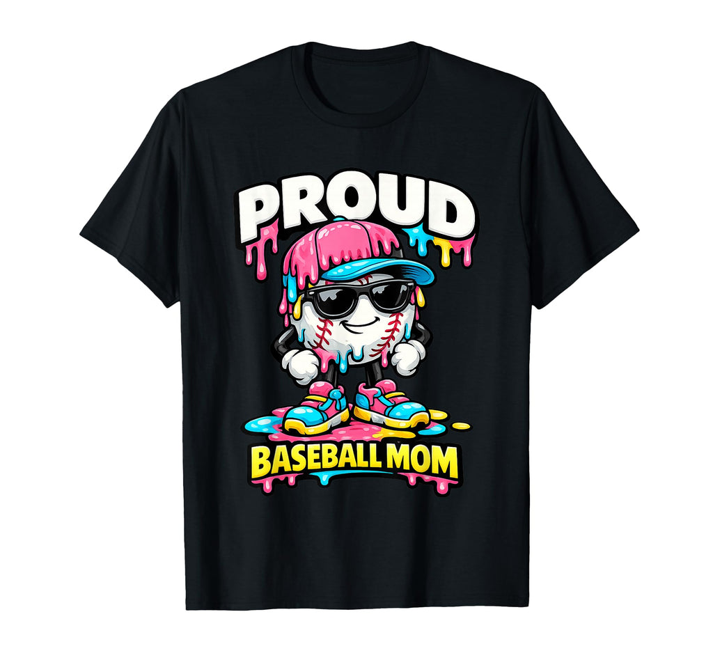 Ice Cream Drip Baseball Proud Baseball T-Shirt - Aesthetic Graphic Unisex - T-Shirt, Sweatshirt, Hoodie