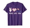 Yoga Lovers Player Fans Peace Love Yoga T-Shirt - Novelty Apparel Unisex - T-Shirt, Sweatshirt, Hoodie