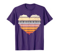 Piano Lover Pianist Piano Player Sunset T-Shirt - Custom Art Print Unisex - T-Shirt, Sweatshirt, Hoodie