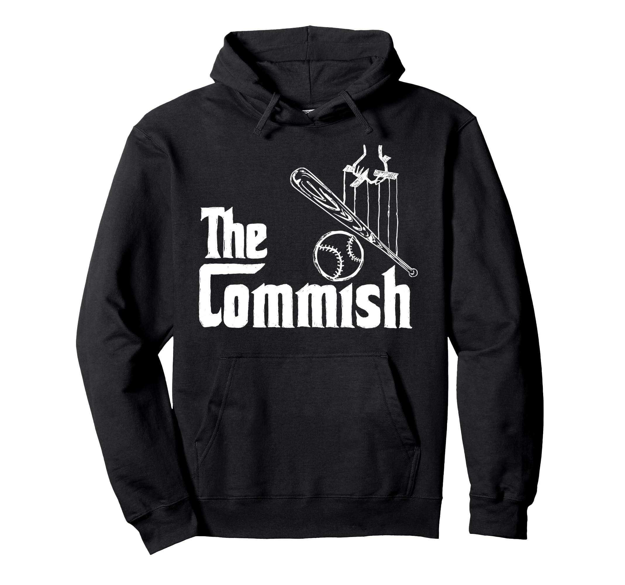 Fantasy Baseball Commish Hoodie - Novelty Apparel for Adults - T-Shirt, Sweatshirt, Hoodie