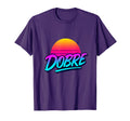 Dobre Sunset 80S Vaporwave Neon T-Shirt - Casual Everyday Wear for Adults - T-Shirt, Sweatshirt, Hoodie