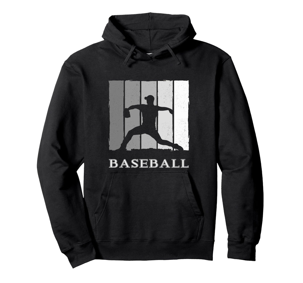 Baseball Baseball Players Or Fans Hoodie - Fun Novelty Design for Adults - T-Shirt, Sweatshirt, Hoodie