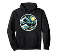 Great Wave Kanagawa Starry Night Art Hoodie - Streetwear Style Men Women - T-Shirt, Sweatshirt, Hoodie
