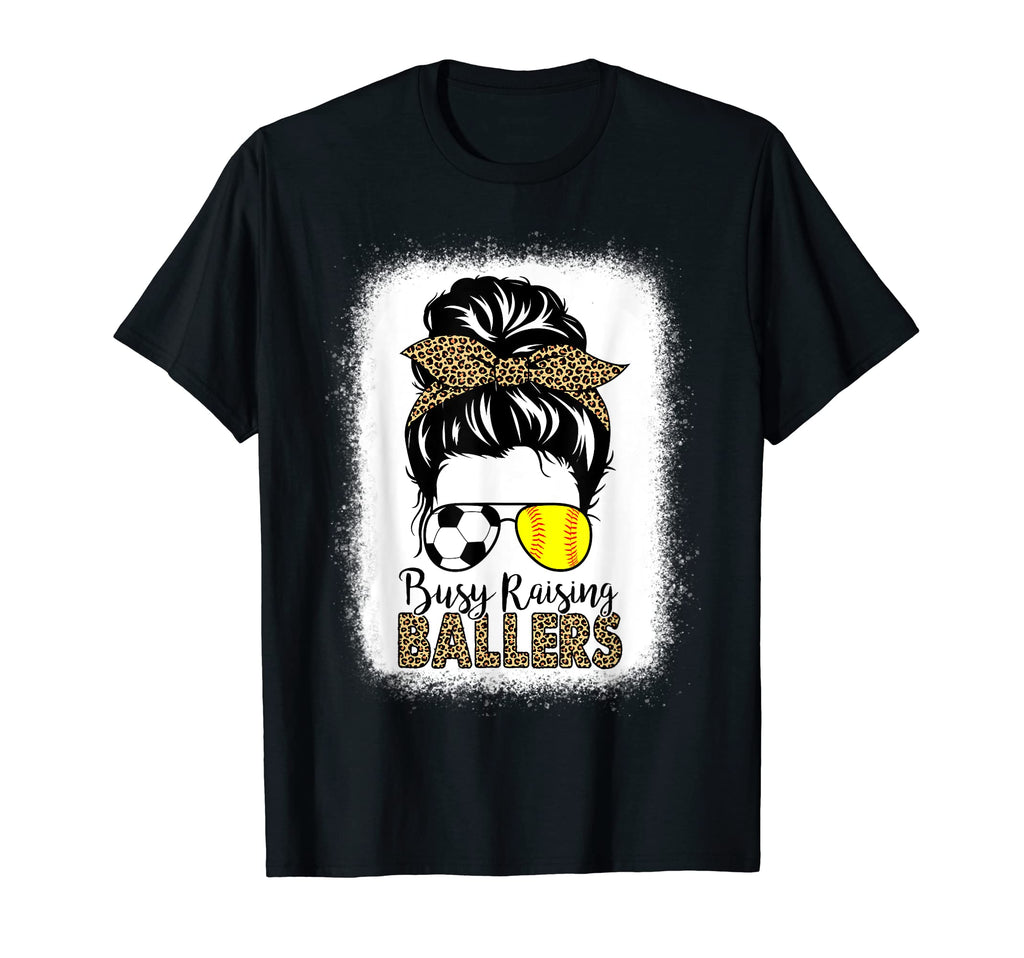 Softball And Soccer Mom Messy T-Shirt - Casual Everyday Wear for Adults - T-Shirt, Sweatshirt, Hoodie