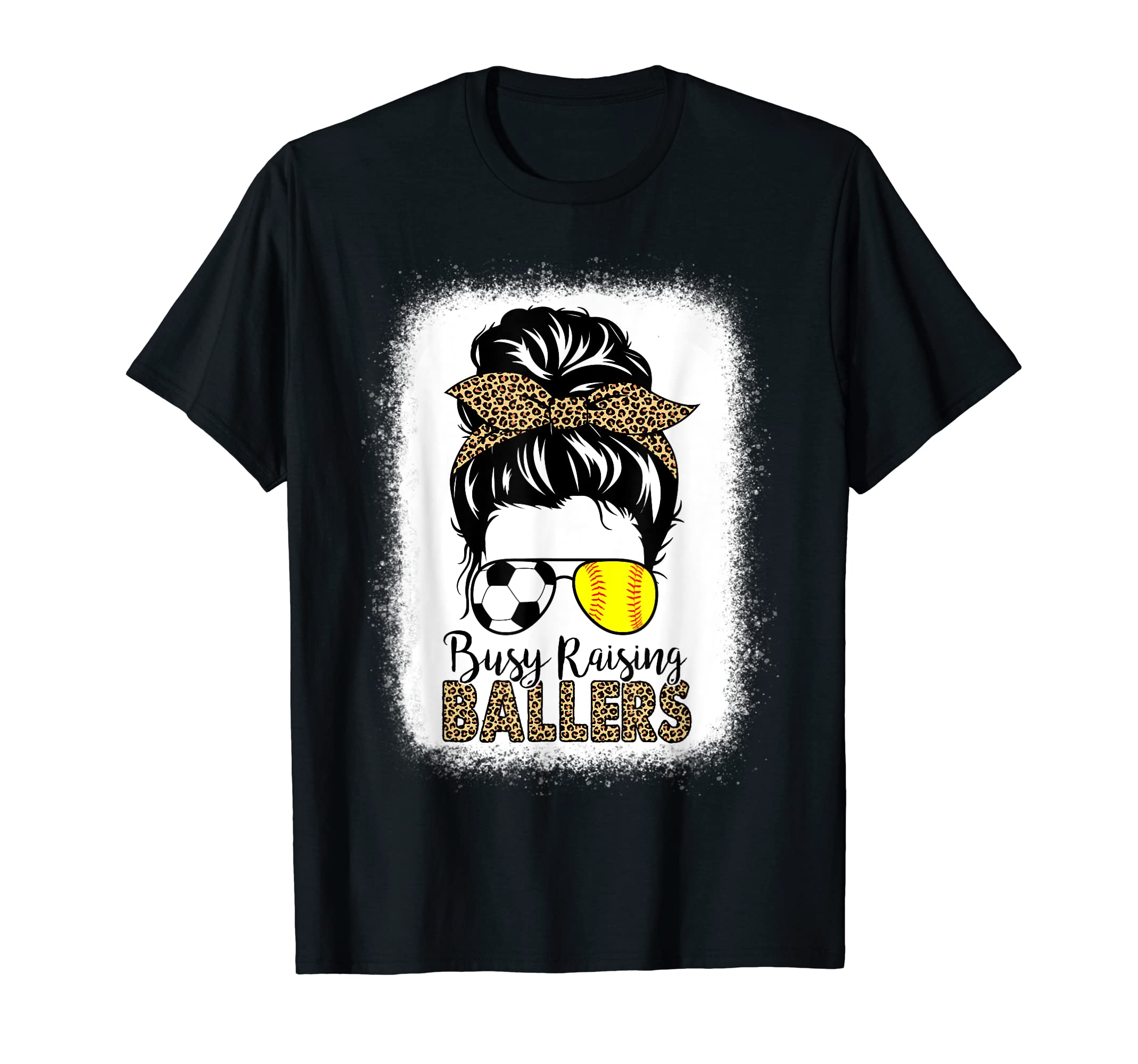 Softball And Soccer Mom Messy T-Shirt - Casual Everyday Wear for Adults - T-Shirt, Sweatshirt, Hoodie