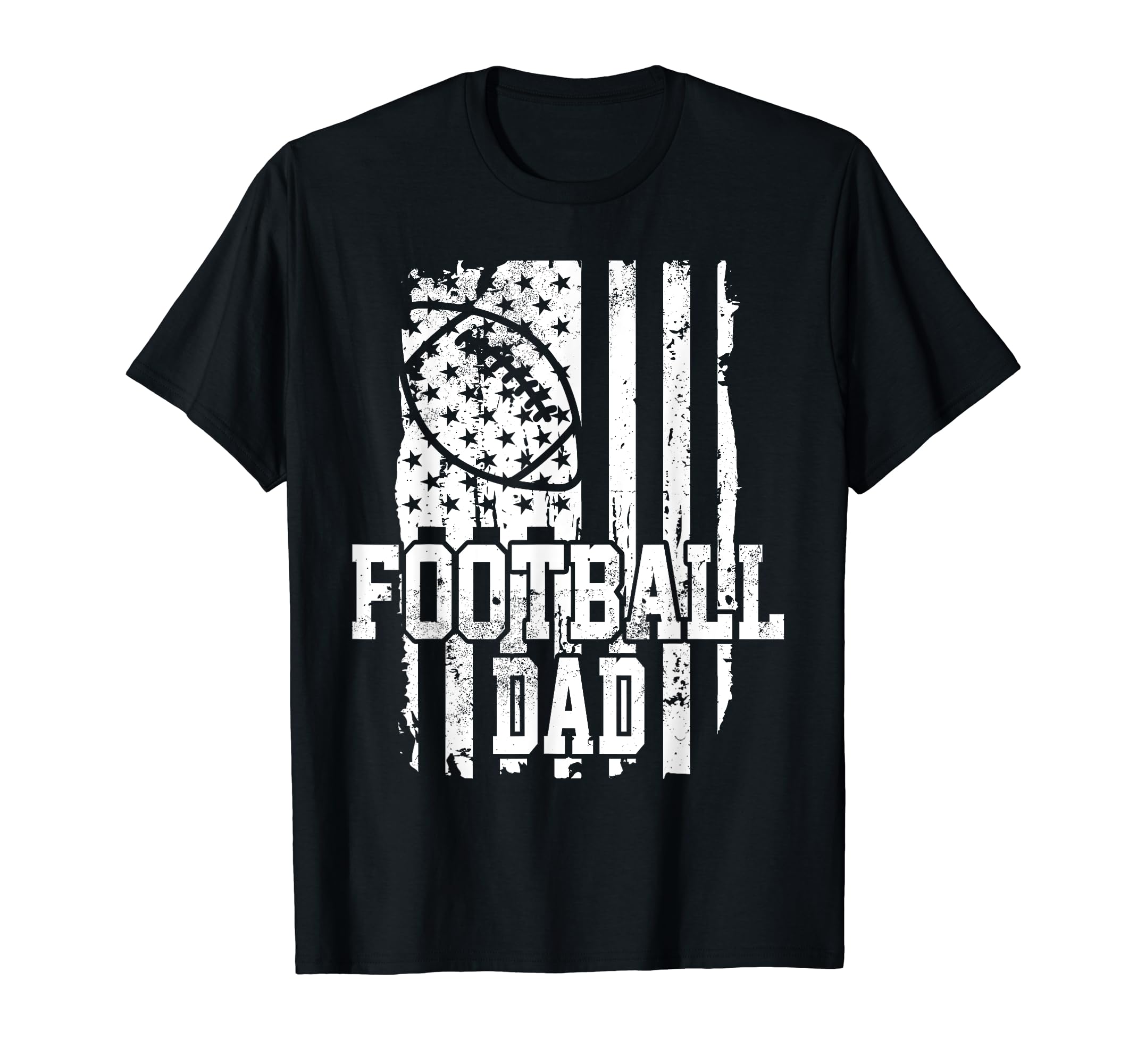 Usa Flag Football Dad Football Game T-Shirt - Unique Graphic for Adults - T-Shirt, Sweatshirt, Hoodie