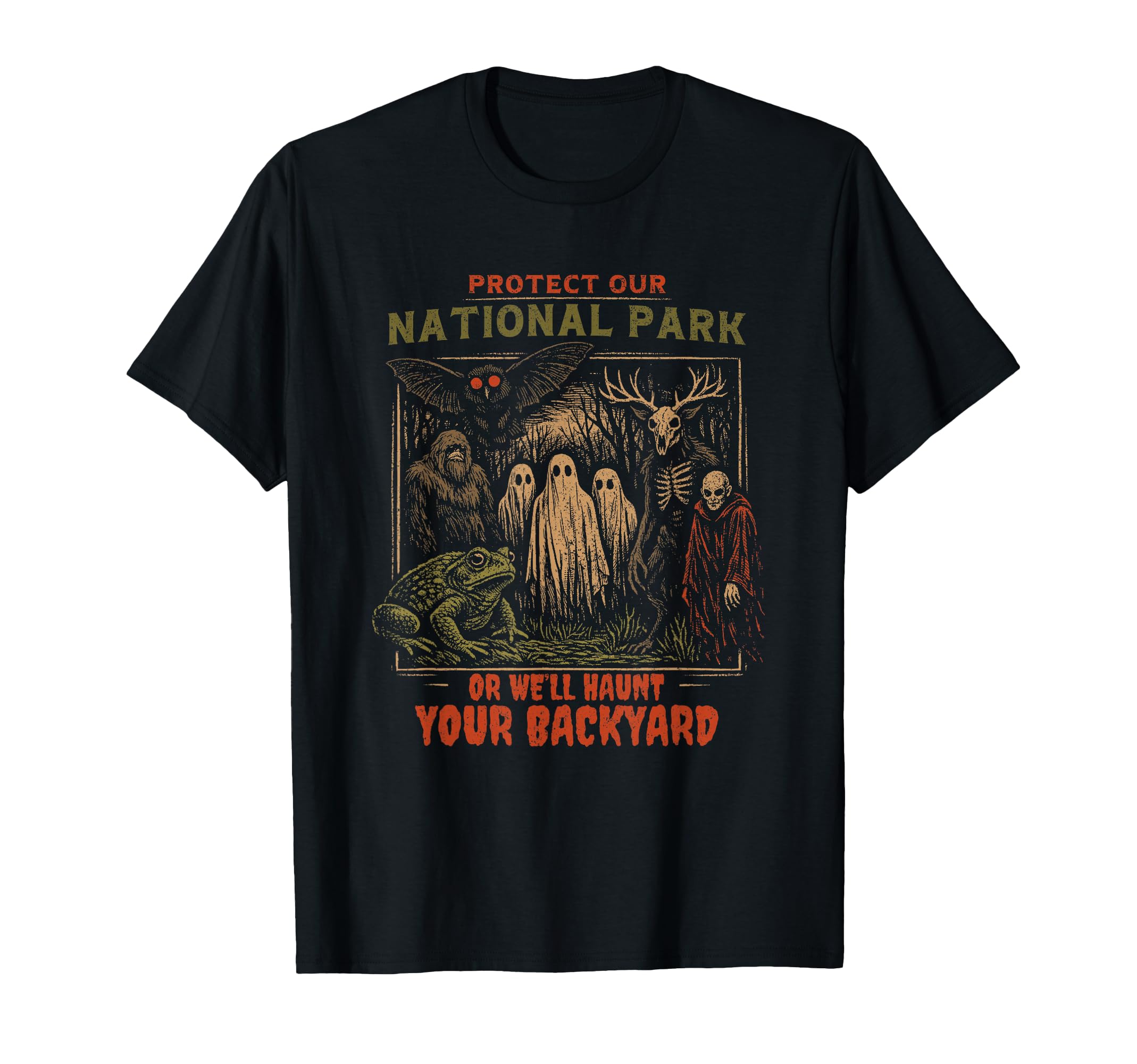 Protect National Parks Bigfoot T-Shirt - Streetwear Style Men Women - T-Shirt, Sweatshirt, Hoodie
