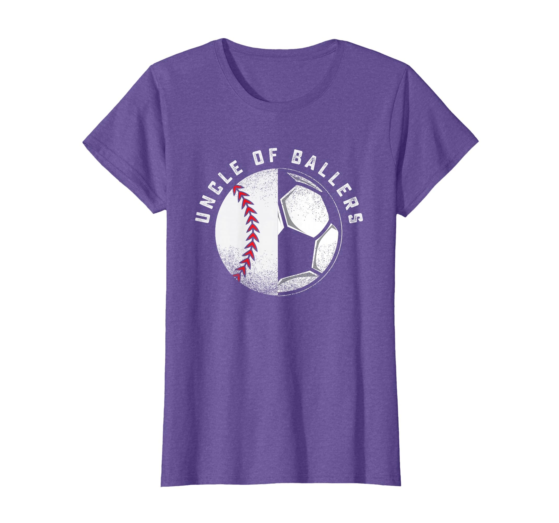 Uncle Ballers Nephew Baseball Niece T-Shirt - Novelty Apparel for Adults - T-Shirt, Sweatshirt, Hoodie