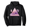 Vaporwave Japan Japanese Cherry Hoodie - Casual Everyday Wear Unisex - T-Shirt, Sweatshirt, Hoodie