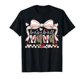 Baseball Mama Game Day Leopard Bow Sports T-Shirt - Graphic Print Unisex - T-Shirt, Sweatshirt, Hoodie