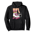 Funny Boombox And Roller Skate Hoodie - Casual Everyday Wear for Adults - T-Shirt, Sweatshirt, Hoodie