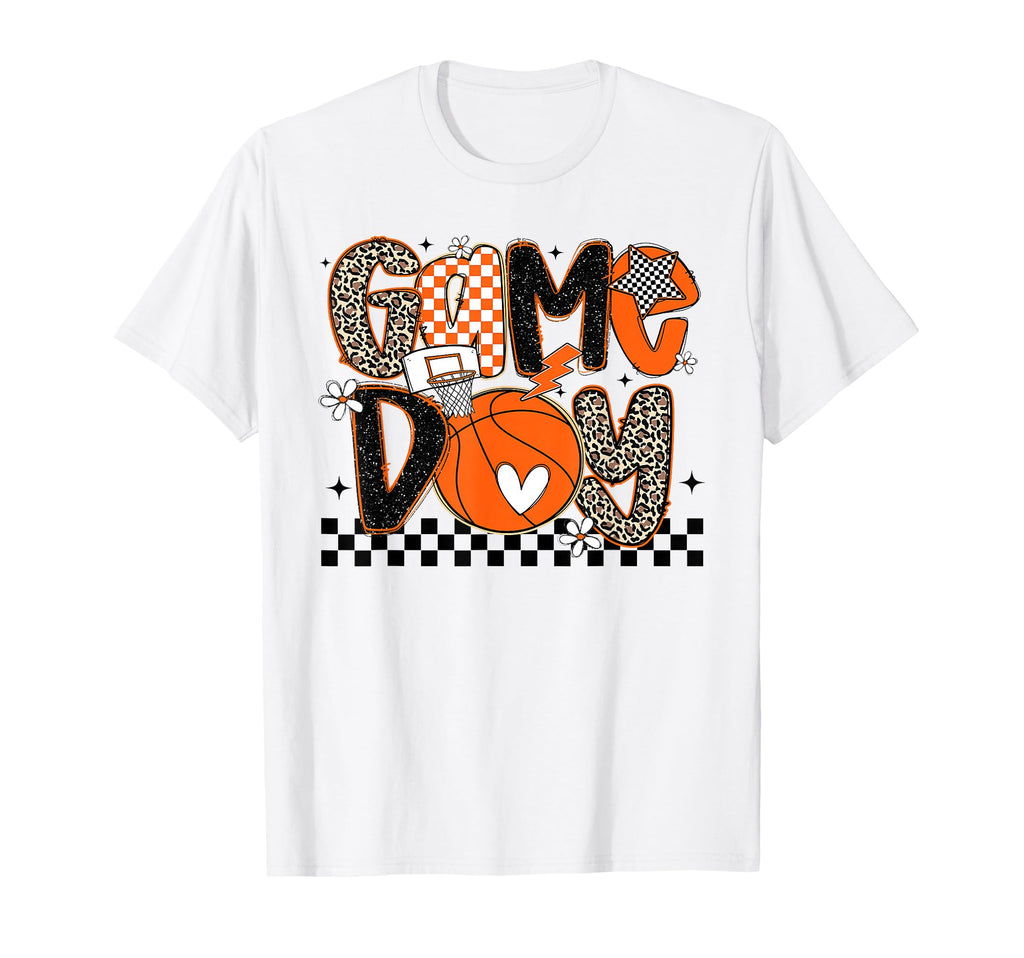 Game Day Basketball Game Day T-Shirt - Trendy Graphic for Adults - T-Shirt, Sweatshirt, Hoodie