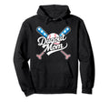 Dugout Mom Tball Ball Baseball Hoodie - Streetwear Style for Adults - T-Shirt, Sweatshirt, Hoodie