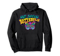 Graffiti Art Colorful Antisocial Hoodie - Streetwear Style Unisex - T-Shirt, Sweatshirt, Hoodie