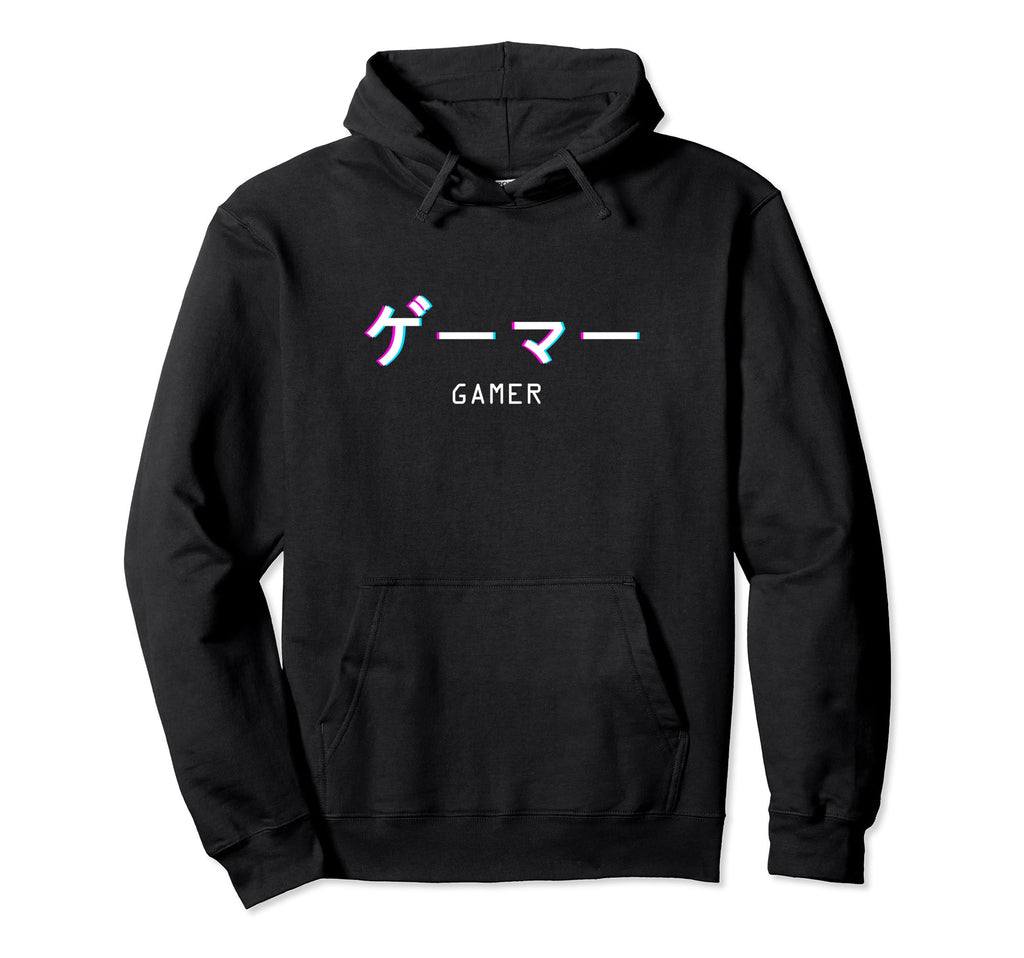 Aesthetic Gamer Gaming Japanese Hoodie - Casual Everyday Wear Men Women - T-Shirt, Sweatshirt, Hoodie