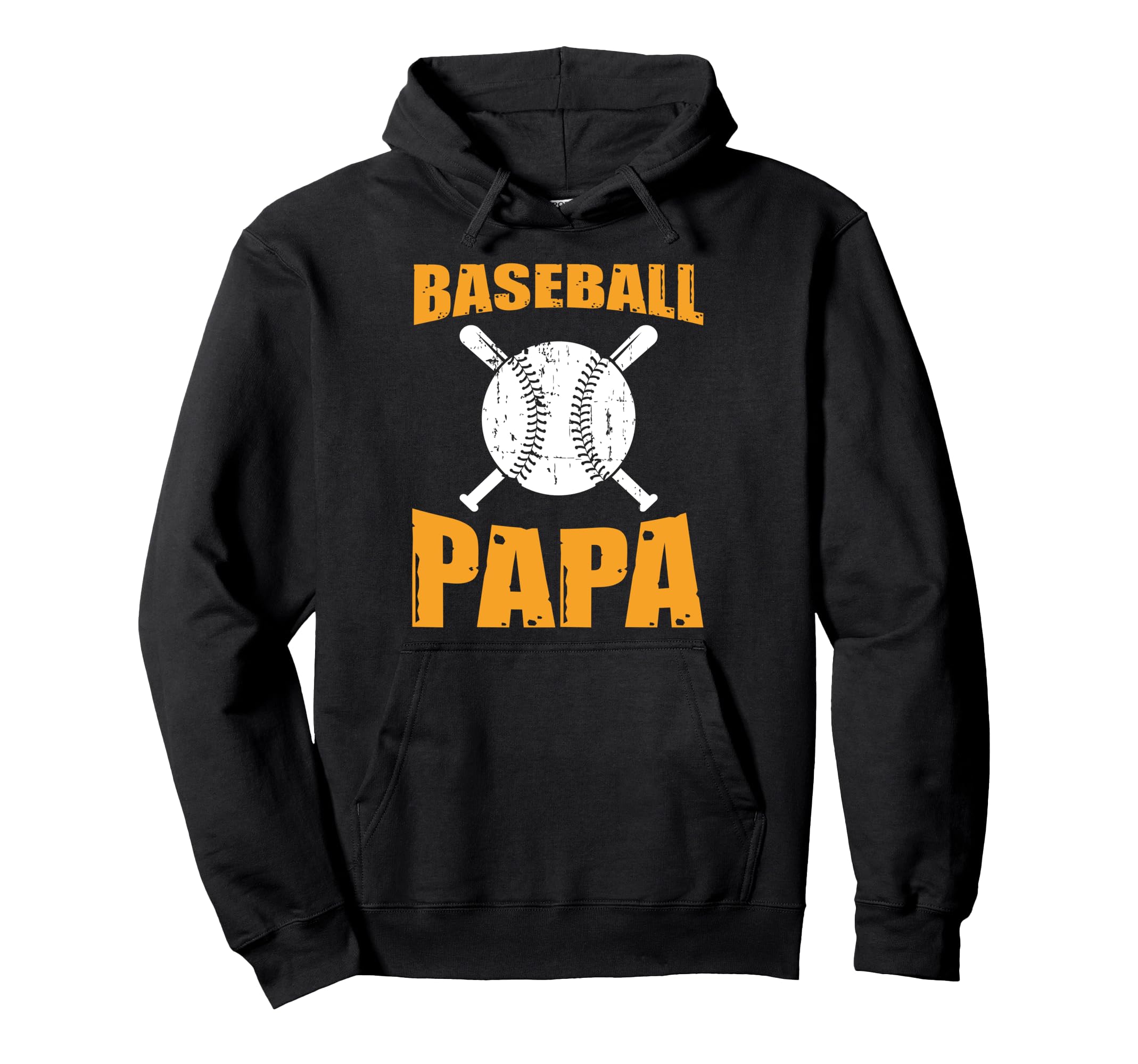 Baseball Papa Proud Dad Sports Hoodie - Aesthetic Graphic Men Women - T-Shirt, Sweatshirt, Hoodie