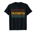 Vaccinated 2021 Rainbow T-Shirt - Graphic Print Unisex - T-Shirt, Sweatshirt, Hoodie