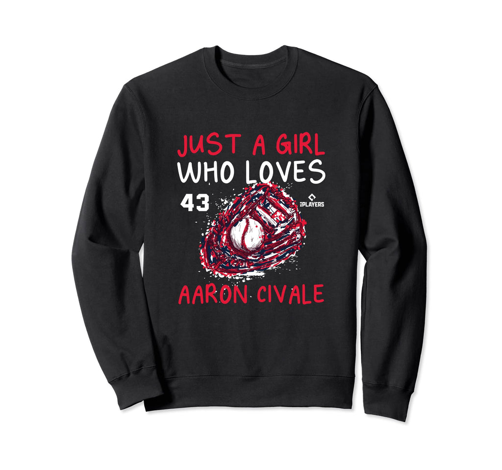 Who Loves Aaron Civale Cleveland Sweatshirt - Graphic Print Unisex - T-Shirt, Sweatshirt, Hoodie