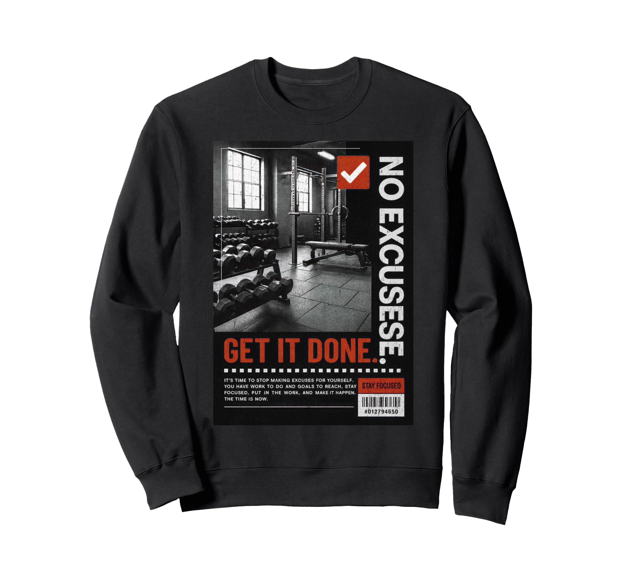 Y2K Fitness Gym Training Discipline Sweatshirt - Graphic Print for Adults - T-Shirt, Sweatshirt, Hoodie