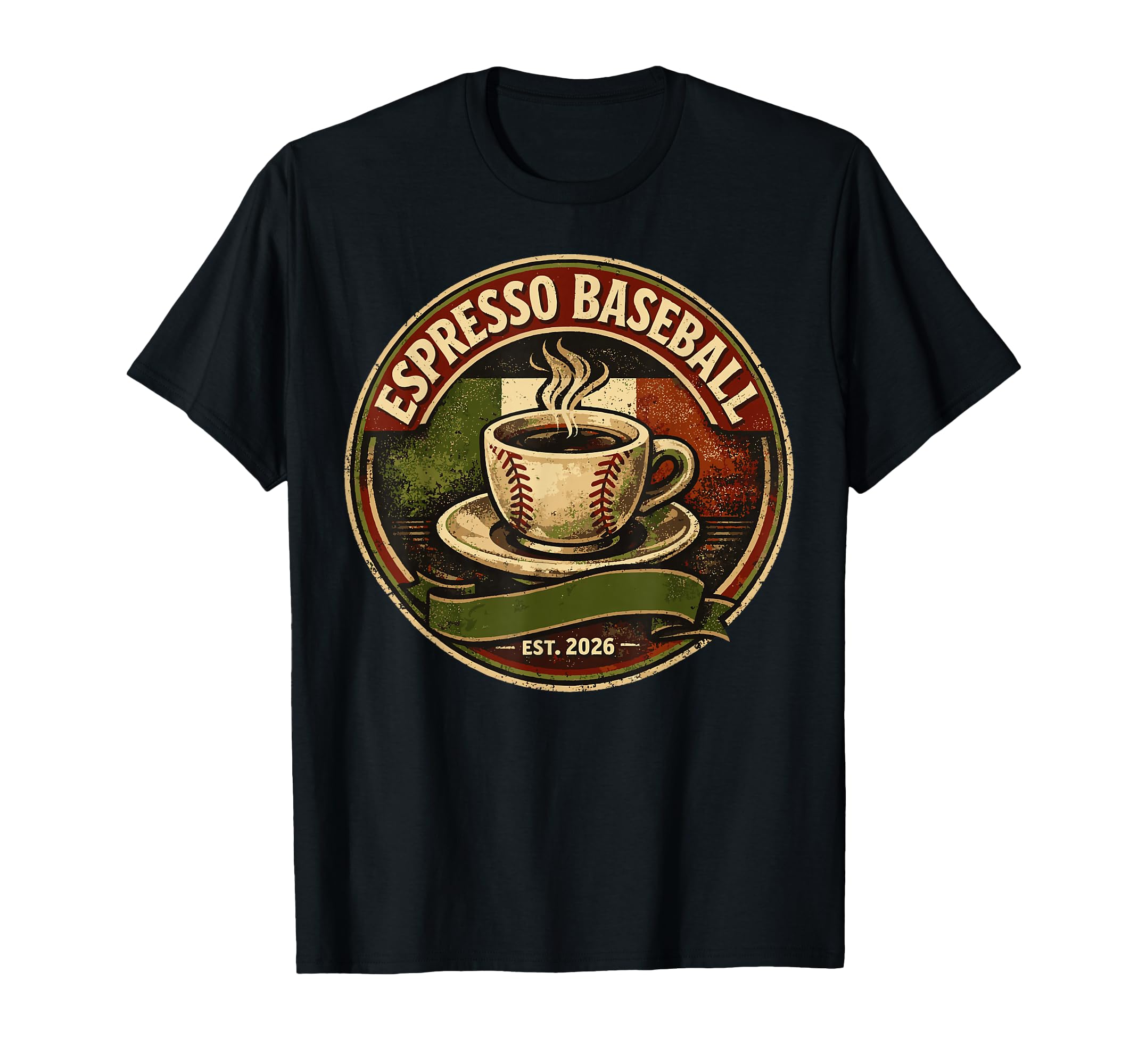 Espresso Baseball Est 2026 Coffee T-Shirt - Minimalist Print Men Women - T-Shirt, Sweatshirt, Hoodie
