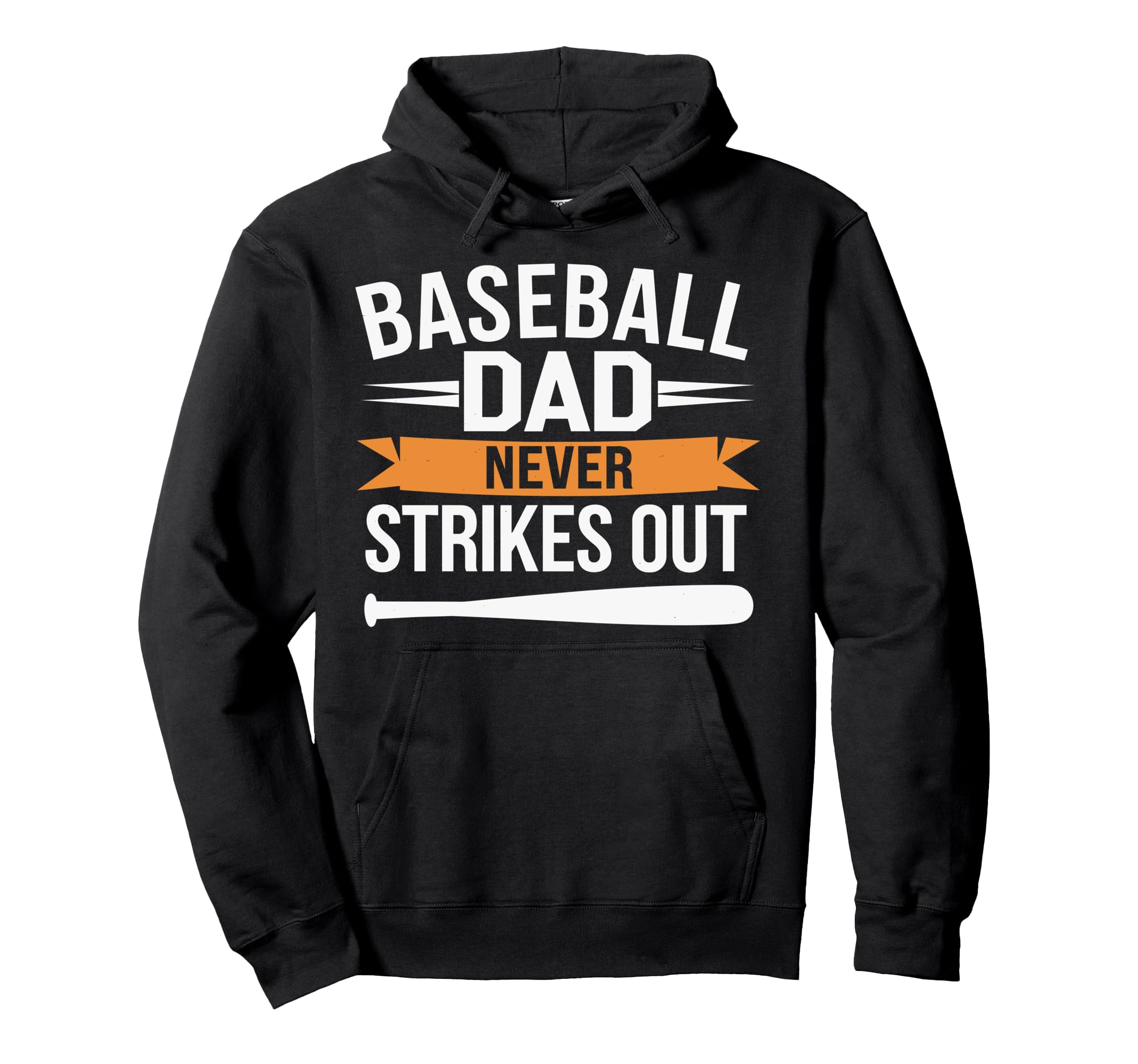 Father Fathers Day Baseball Lovers Hoodie - Casual Everyday Wear Men Women - T-Shirt, Sweatshirt, Hoodie