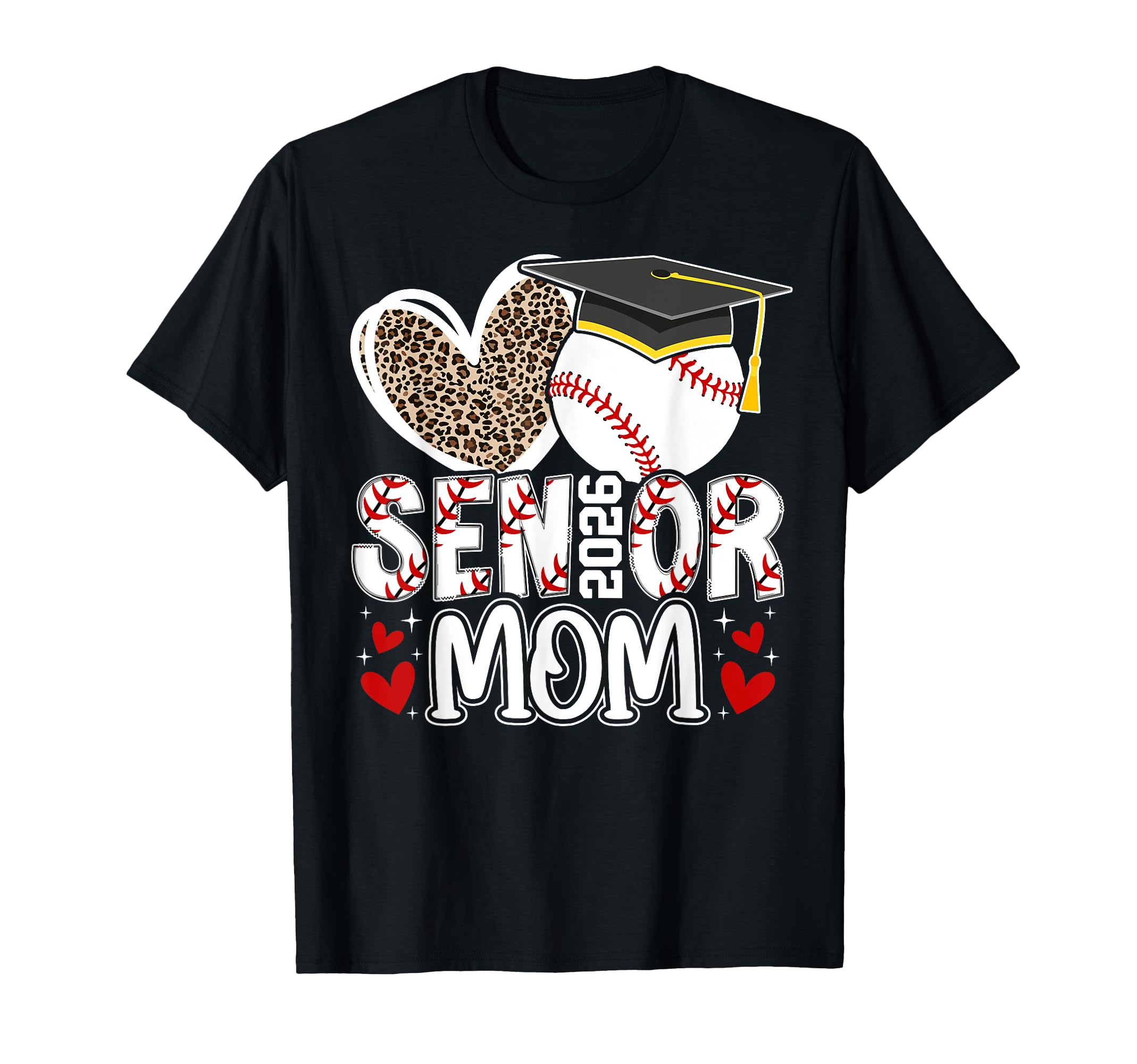 Baseball Senior Mom 2026 Baseball Senior T-Shirt - Trendy Graphic Unisex - T-Shirt, Sweatshirt, Hoodie