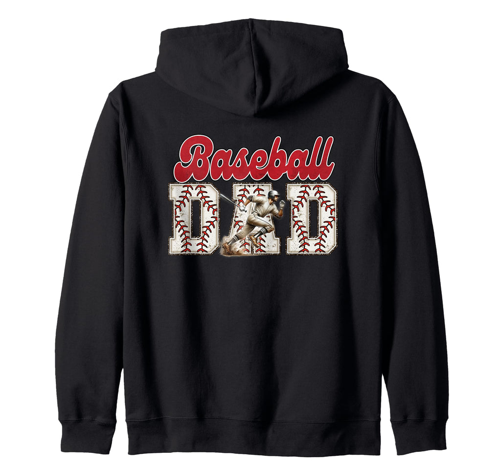 Baseball Passion Dedicated Dads Sweatshirt - Minimalist Print for Adults - T-Shirt, Sweatshirt, Hoodie