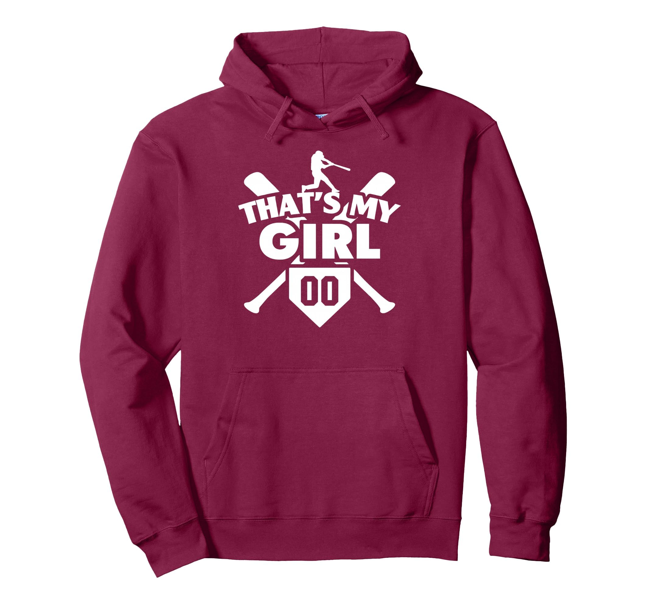 Baseball Mom Dad Thats My 00 Softball Number Hoodie - Graphic Print Unisex - T-Shirt, Sweatshirt, Hoodie