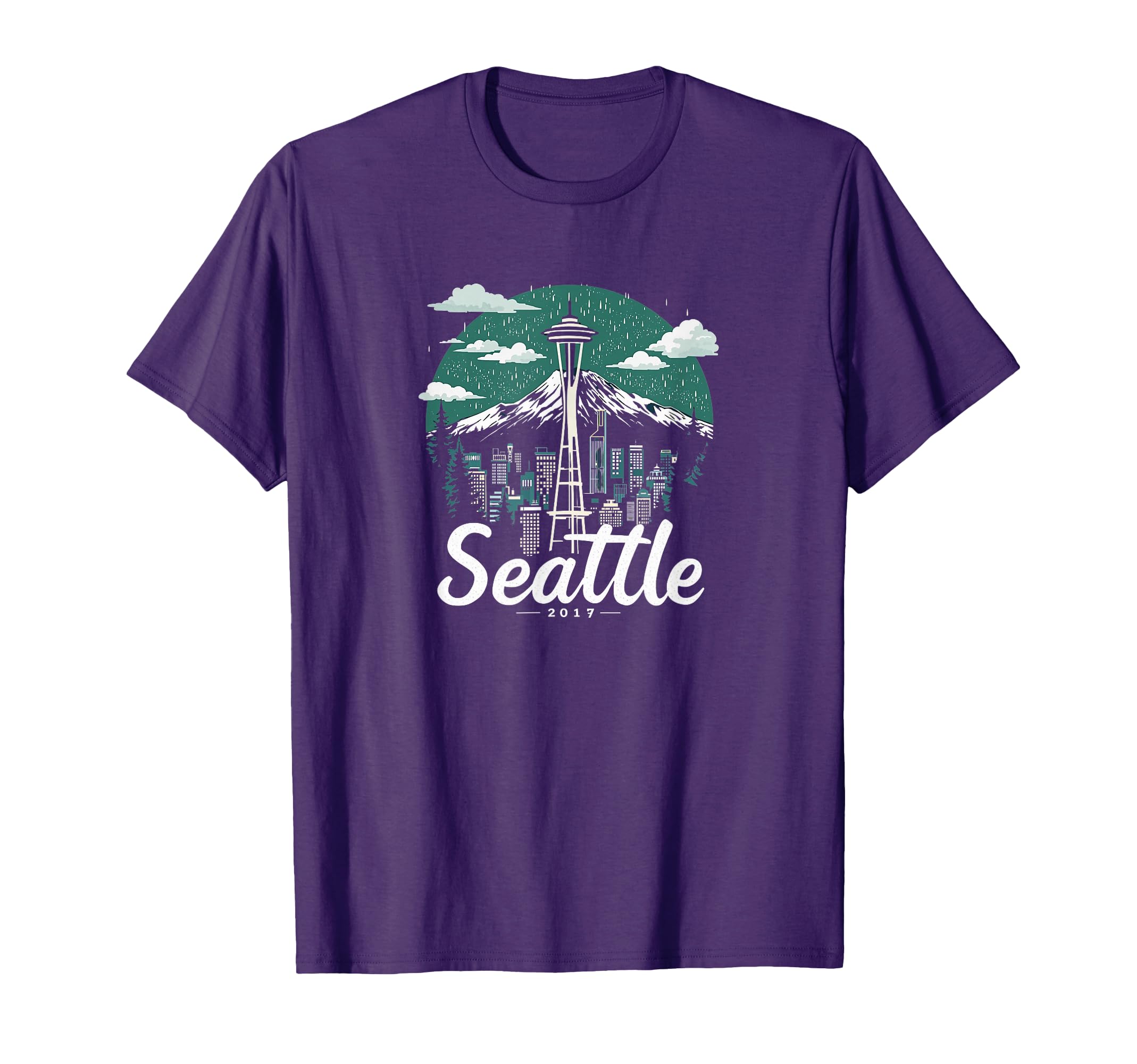 Seattle Skyline Seattle Washington T-Shirt - Streetwear Style Men Women - T-Shirt, Sweatshirt, Hoodie