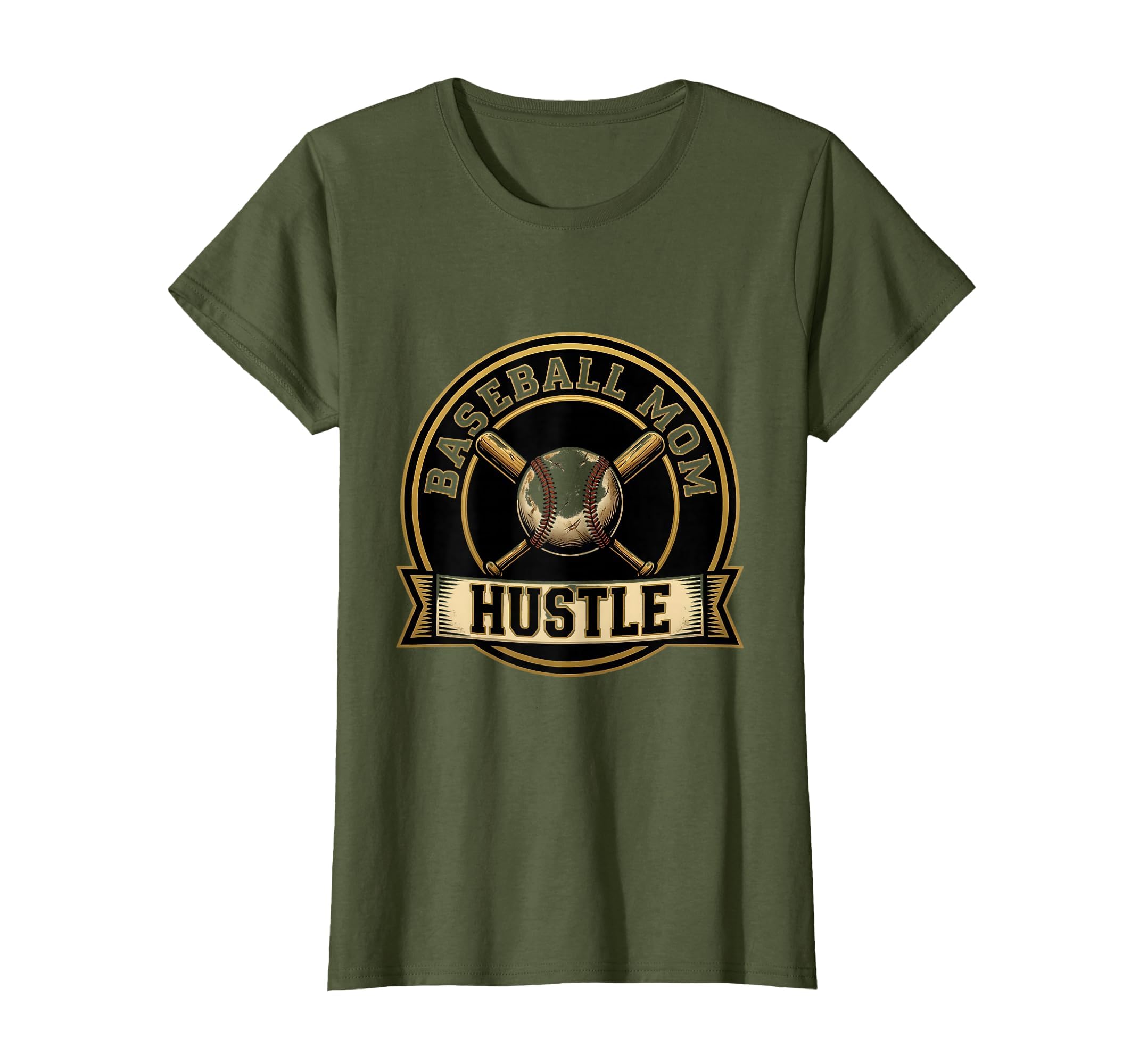 Baseball Mom Hustle Proud Sports T-Shirt - Minimalist Print Men Women - T-Shirt, Sweatshirt, Hoodie