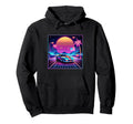 Sports Car Vaporwave Aesthetic 80S 90S Hoodie - Custom Art Print Unisex - T-Shirt, Sweatshirt, Hoodie